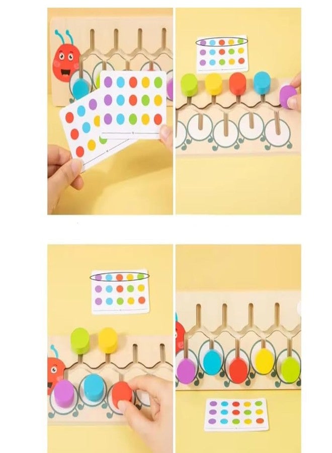 SubiMouIQ Caterpillar Color Match Game for Kids | Fun Educational Toy | Improves Color Recognition and Sorting Skills | Interactive Learning Activity for Toddlers - Image 2